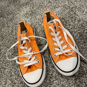 Orange Converse